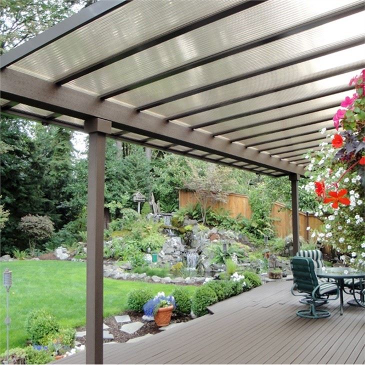 Pergola Polycarbonate Roof Panels