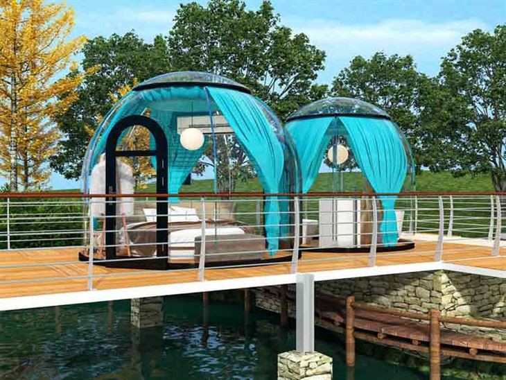 Geodesic Dome House Outdoor For 10-14 People